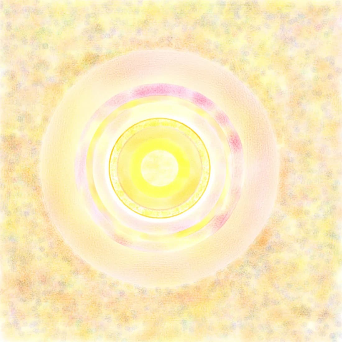 Cercle lumineux jaune