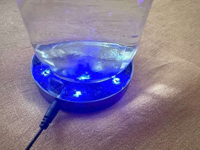 glowingpad printing on water